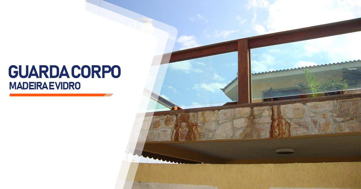 Guarda Corpo Madeira e Vidro Manaus São Raimundo AM